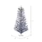6ft. Unlit Vintage Aluminum Artificial Christmas Tree